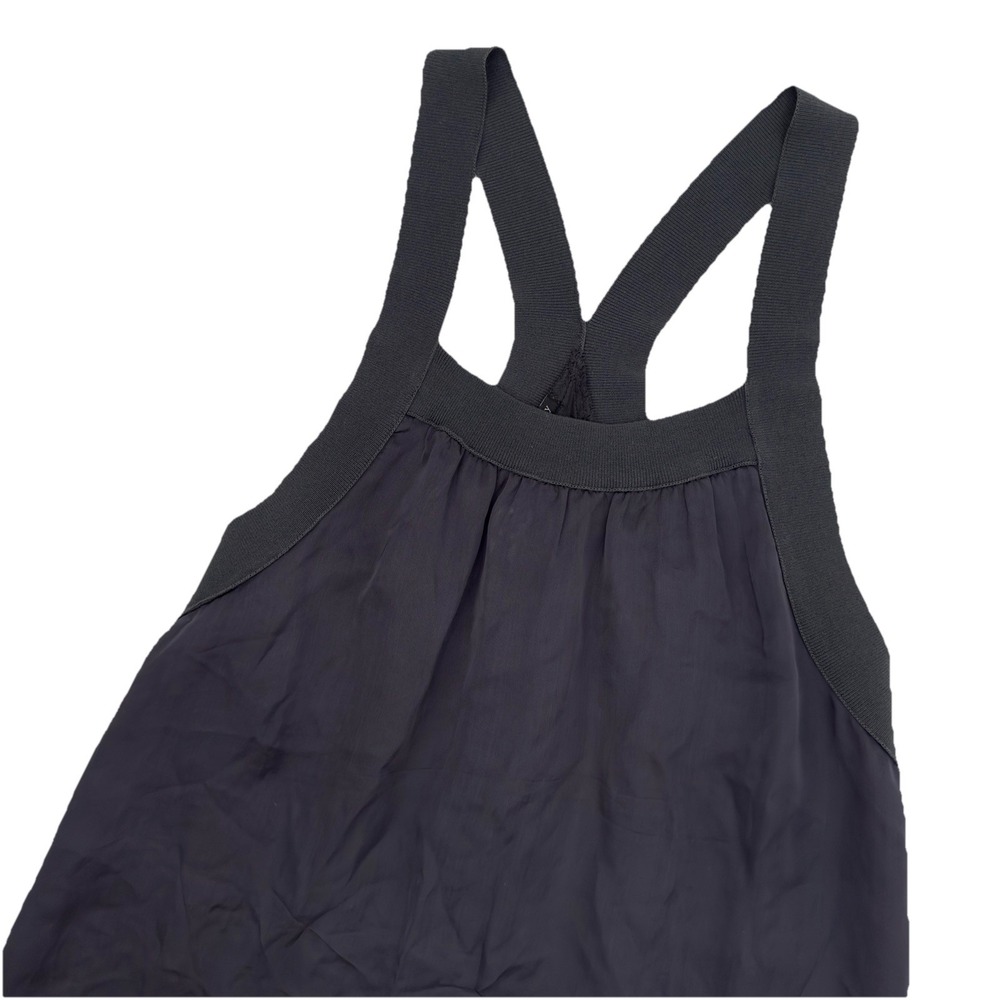 Theory Silk Blend‎ Racerback Shift Rey Dress Gray Women's Size 4